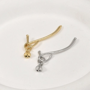Fermoirs OT en or 14k et argent pour accessoires de création de bijoux en perles DIY
