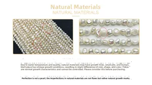Makrodetail von natürlichen Barockperlen mit organischen Texturen und Wachstumsspuren auf der Haut