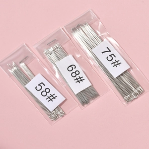 Fine beaded needles in 58, 68 and 75 sizes for jewelry making and crystal threading