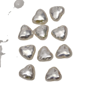 Baroque style heart-shaped shell pearl beads for DIY jewelry making accessories