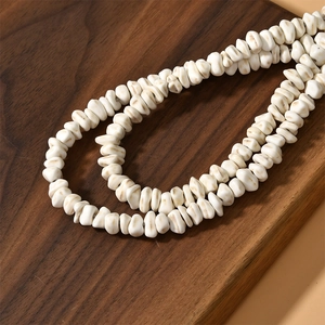 Natuurlijke witte onregelmatige turkoois kralen voor handgemaakte DIY-sieraden maken