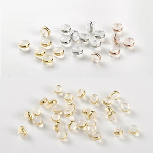 Transparent Silicone Metal Earring Backs Stopper Earring Nuts For Studs DIY Jewelry Making Gold Silver Earring Findings