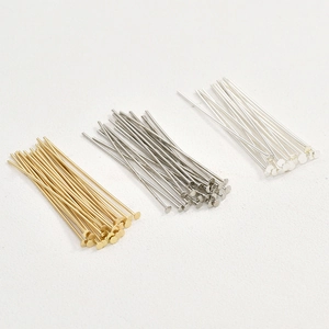 Spilli con Testa a T in Rame Placcato Oro 14K Testa Piatta per Gioielli Fai da Te Orecchini Collana Braccialetto Componenti