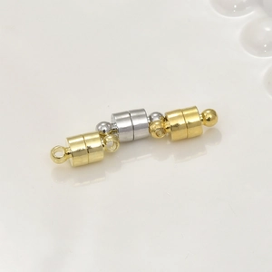 Chiusure magnetiche da 5mm in oro e argento per collane e bracciali fai-da-te