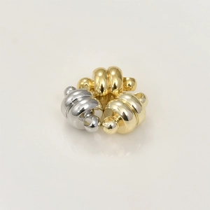 Chiusure magnetiche 5mm placcate oro 14k per collane e bracciali fai da te