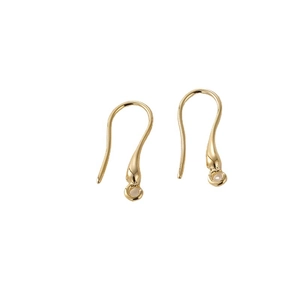 18k vergulde lange druppel oorhaken voor DIY vintage sieraden maken benodigdheden