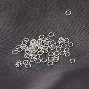 S925 Sterling Silver Open Jump Rings DIY Jewelry Connecting Rings For Earrings Bracelet Necklace Making Accessory Materials