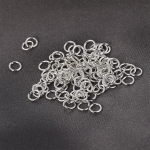 S925 sterling silver open jump rings for DIY jewelry making and connector accessories