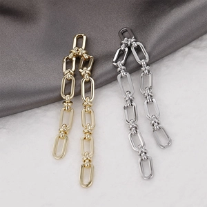 14k gold plated pig nose chain accessories in gold and silver for jewelry making