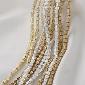 Faceted Hematite Pumpkin Beads Metal Plated Loose Beads For DIY Necklace Bracelet Earring Jewelry Making Accessories