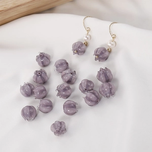 Japanese Style Lily Of The Valley Glass Beads Colored Glaze Flower Bud Beads For DIY Jewelry Making Earring Bracelet Necklace Accessory