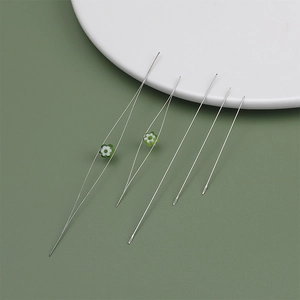 Big Eye Opening Beading Needles Metal Long Fine Needle For DIY Jewelry Bracelet Necklace Threading Sewing Hand Tools Accessories