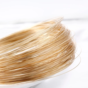 14K Gold Filled Half Hard Copper Wire For DIY Jewelry Making Crafts High Quality Color Retention Metal Thread For Beading