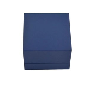 High Grade Velvet Jewelry Ring Box Display Case Plastic Flocking Wedding Engagement Gift Box For Rings Storage Organizer