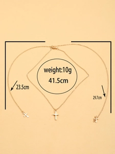 Cuadro de tallas detallado de la cadena de espalda de mariposa en oro de 14K