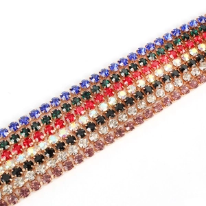 Fermaglio per Capelli da Donna con Nappa Lunga in Strass in Rame Galvanizzato Catena Lunga per Feste Matrimoni e Quotidiano