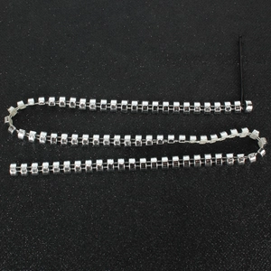 Catena per Capelli Lunga con Nappa di Strass per Donna in Lega con Perline Artificiali Forcina Accessori Gioielli Moda