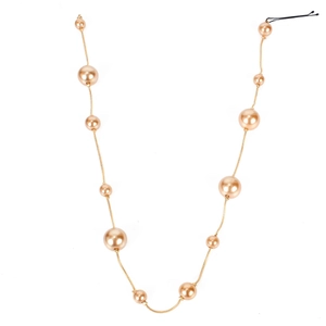 Champagner goldene Perlen Haarkette mit schwarzem Clip für elegante Damenfrisuren Dekoration