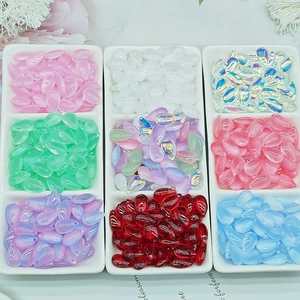 8x14mm teardrop glass charms in various colors for DIY jewelry making and crafts
