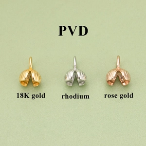 PVD-beschichtete Schmuckverschlüsse aus Kupfer in 18K Gold, Rhodium und Roségold