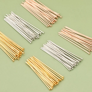 Chiodini a Testa Piatta in Rame Galvanizzato a Forma di T Forniture per Gioielli DIY Materiale per Braccialetti e Collane
