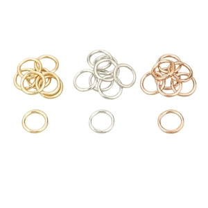 Gepolijste buigringen in 18k goud, zilver en roosgoud voor DIY sieraden maken