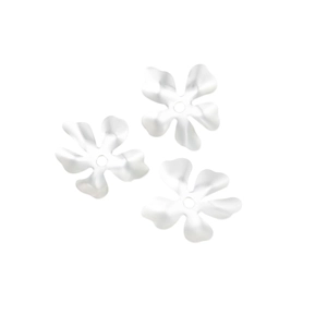 18k gold plated flower petal bead caps for DIY vintage earring and jewelry making