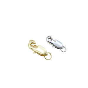 18k vergoldete Karabinerverschlüsse für DIY-Schmuckherstellung von Ketten und Armbändern