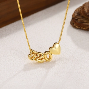 Modernes 3D Bubble Initialen Buchstaben Zahlen Halskette Für Damen Vergoldetes Kupfer Alphabet Namen Anhänger Schmuck Geschenk
