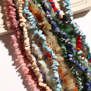 Polished natural irregular stone chips for DIY jewelry necklaces and bracelets