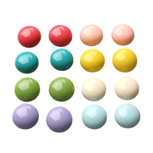 Colorful resin macaron cabochons for DIY earrings and phone case decorations