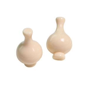 Accessori in resina a forma di vaso bianco crema minimalista per gioielli fai-da-te