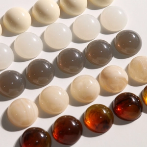 Cabochons en résine polis couleurs gelée pour bijoux DIY et accessoires créatifs