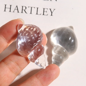Transparent resin seashell charms for DIY phone cases and ocean themed crafts