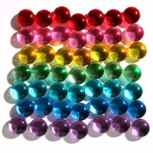Perline colorate in resina trasparente in griglia 7x7 per gioielli fai da te e cover