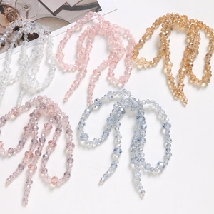 Pendentif Nœud en Cristal Fait à la Main Style Doux Preppy Charme de Sac Téléphone Accessoires Mode pour Filles