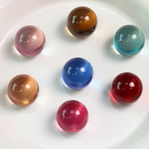 Cabochons en résine avec effet œil de chat pour bijoux DIY et accessoires de coiffure