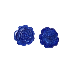 Dunkelblaue Perlglanz-Resin-Rosen für DIY-Haarschmuck und Schmuckherstellung