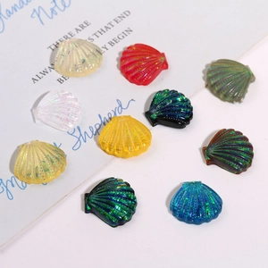 Ciondoli in Resina a Conchiglia Sfumati Iridescenti in Stile Giapponese Materiali per Accessori per Capelli Orecchini Fai-da-te