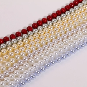 Perles d'imitation rondes de 10mm en plusieurs couleurs pour la création de bijoux DIY