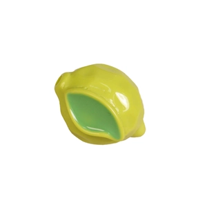 3D yellow resin lemon pendant charm for creative DIY earrings and craft accessories