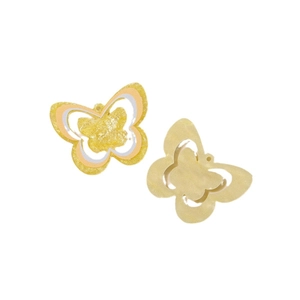 Starry glitter butterfly acrylic charms for Crocs clogs DIY shoe accessory set