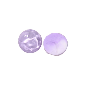 Resin cabochon με ντεγκραντέ λεβάντα και μοτίβο κυματισμού για DIY κοσμήματα