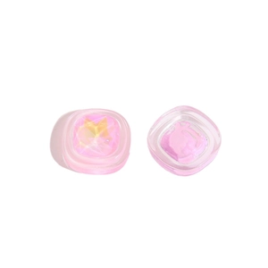 Strass in resina quadrati geometrici rosa per gioielli fai da te e accessori capelli