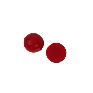 21mm deep red resin circular cabochon for DIY jewelry making and earring crafts