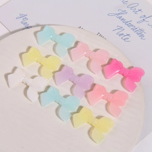 Transparante matte harsstrikken in macaronkleuren voor doe-het-zelf sieraden