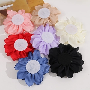 Multicolor multilayer fabric camellia flower petals for DIY hair accessories and clothing