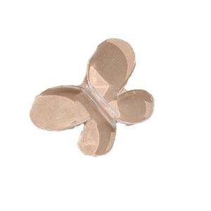 Transparent acrylic butterfly pendant in dusty pink for DIY jewelry and earrings