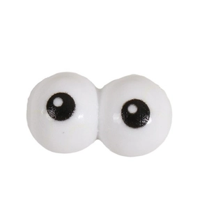 Creative cartoon resin googly eyes charm for DIY crafts and doll accessories
