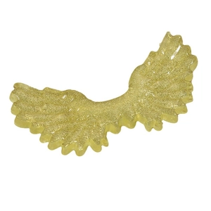 Glittering gold angel wing acrylic patches for DIY jewelry and hair accessories